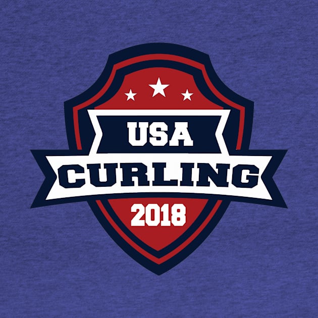 USA Curling by OffesniveLine